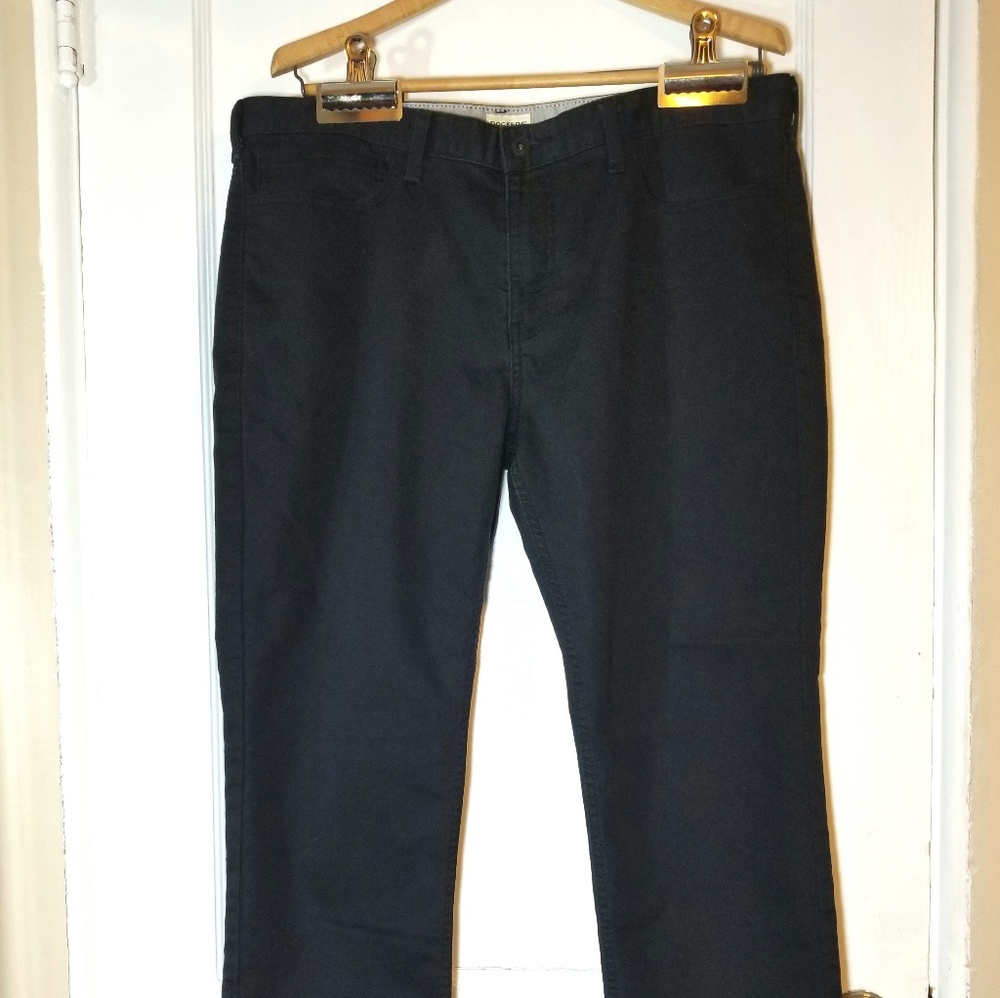DOCKERS Slim Fit Pants Black 38x29